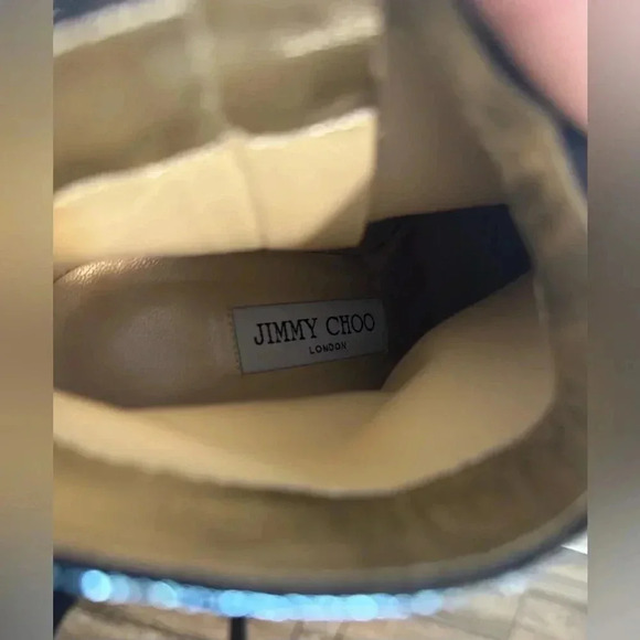 JIMMY CHOO Hanover Glitter Booties (35) - Picture 7 of 7